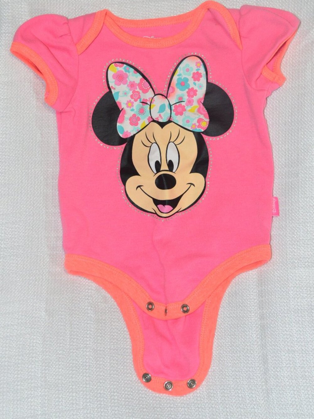 Minnie Mouse Onesie – Disney Baby – 0–3M – Pink